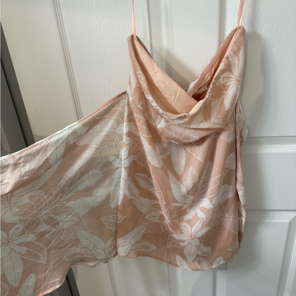 Revolve Superdown Liberty Dress Floral Strapless Tropical Mini Wrap Dress - Picture 5 of 8